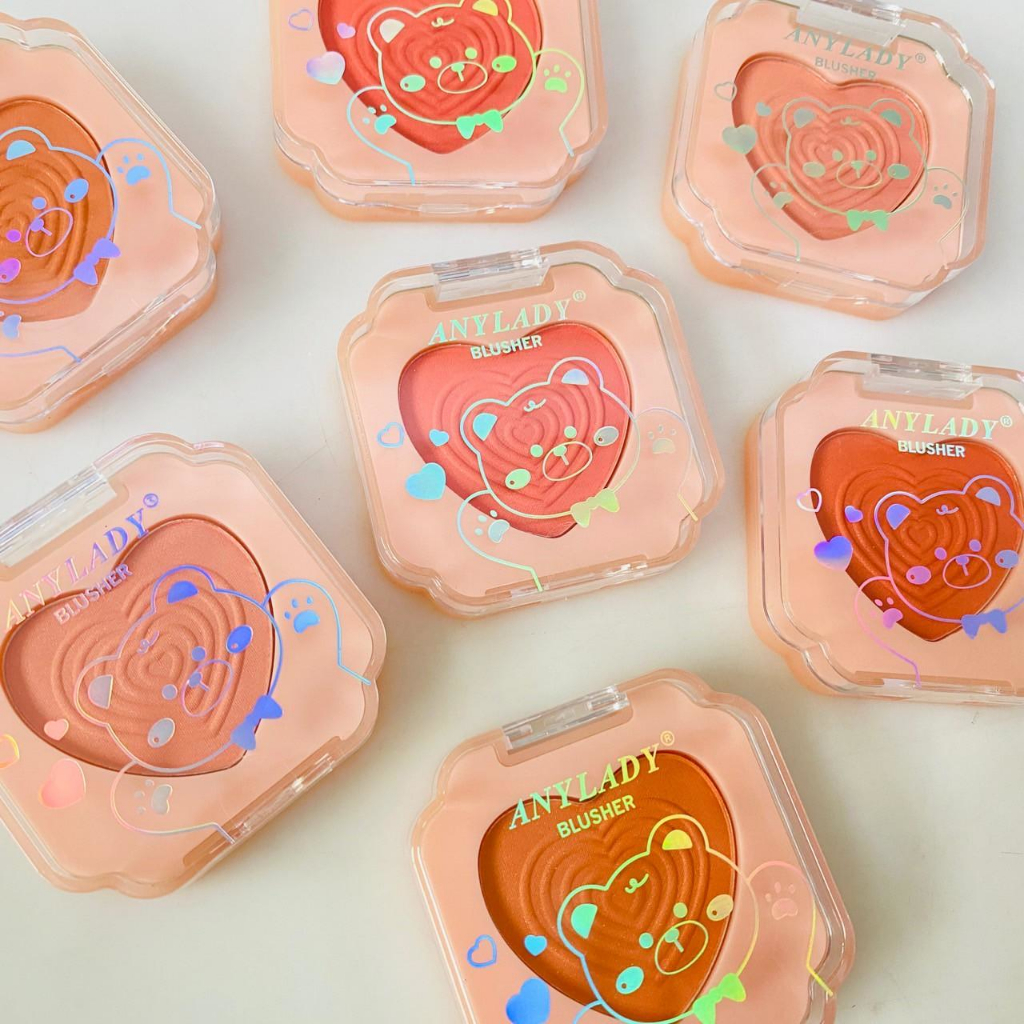 ANYLADY บลัชออนหัวใจ ตลับน่ารักขนาดพกพา 6933495821185