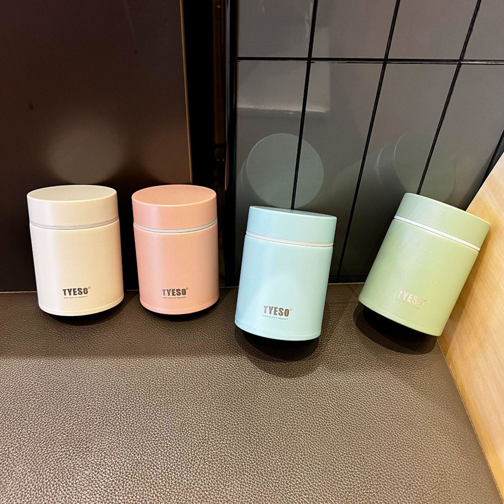 แก้วเก็บอุณหภูมิ TYESO ขนาดพกพา ขนาด 200ML. 260ML.  น้ำหนักเบา แก้วน้ำเก็บความเย็น แก้วเก็บอุณหภูมิ