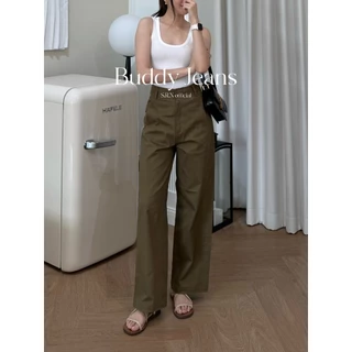 SRN-26 | Buddy Jeans กางเกงยีนส์ทรงกระบอก (XS-3XL)