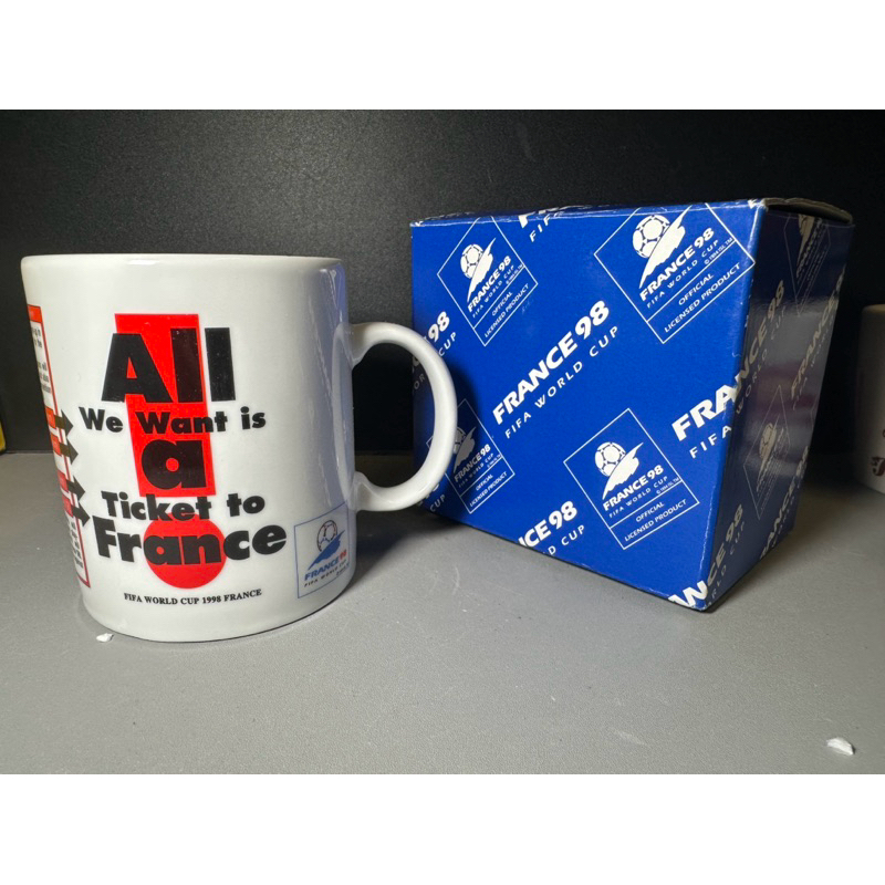 แก้วเซรามิคหนา France 98 Ceramic Cup Made in Japan