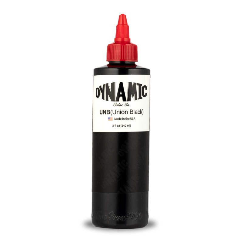 Dynamic Union Black Tattoo Ink - 8 oz.