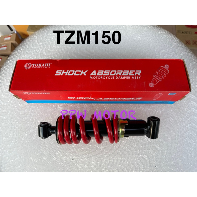 โช๊คหลังเดิม Yamaha Tzm150 สีเเดง (250มม)