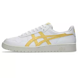 ASICS : 1203A615.103 JAPAN S UNISEX SPORTSTYLE ชายหญิง รองเท้าแฟชั่น ของแท้ WHITE/FADED YELLOW