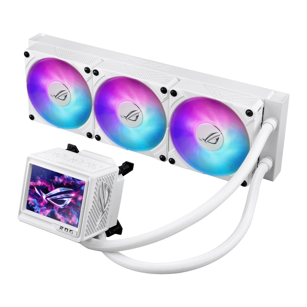 ASUS ROG RYUJIN III 360 ARGB Extreme White Edition AIO Liquid CPU Cooler 360mm 6Y Warranty
