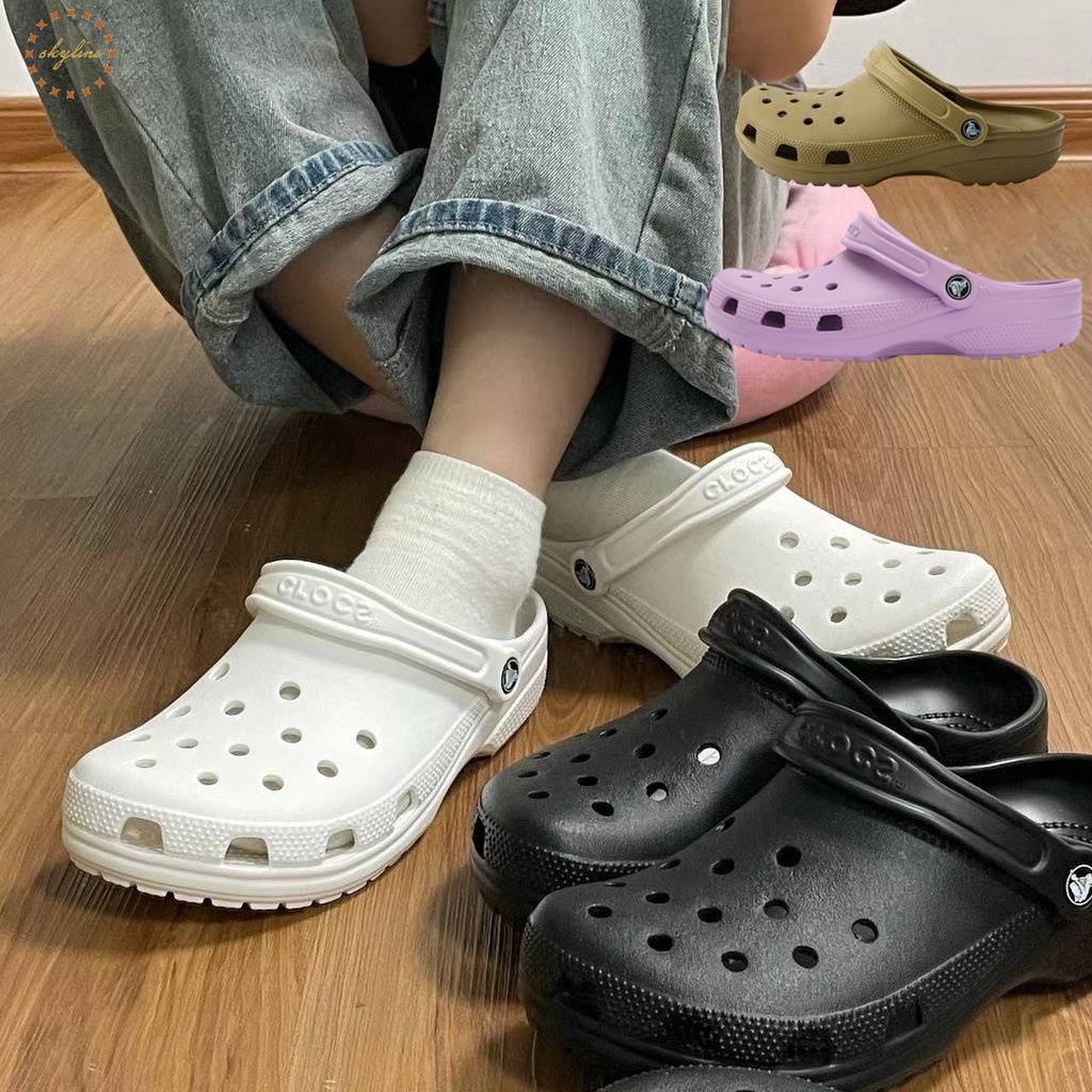 รุ่นใหม่❗️Classic Crocs Clog หิ้วนอก ถูกกว่าshop✨(สินค้าพร้อมจัดส่งจากไทย)✨แจกตัวติดรองเท้า