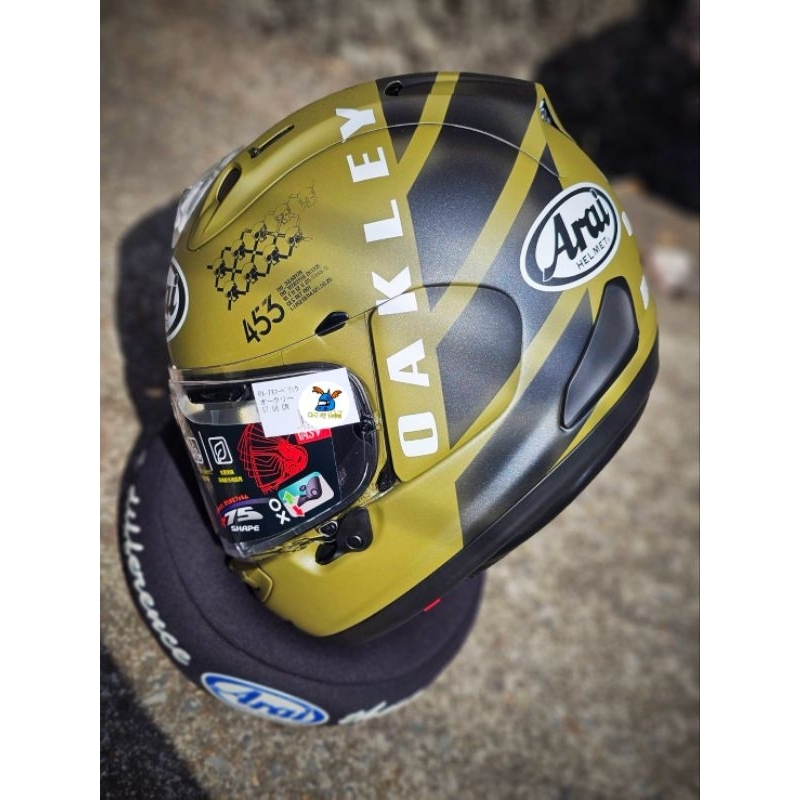 หมวกกันน็อคเต็มใบ Arai Rx-7x Maverick Oakley ☠️ ของแท้100% จากผู้ผลิต Japan🇯🇵