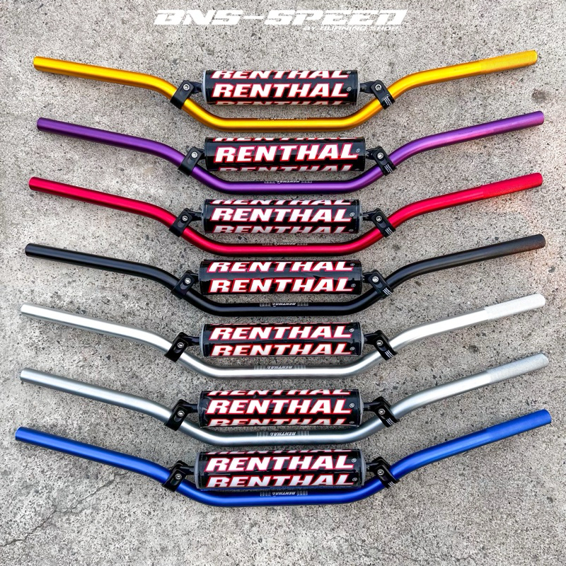 แฮนด์ผอมทรง Renthal 7/8 ยาว 810mm งานสำเนา ใช้ดี แข็งแรง