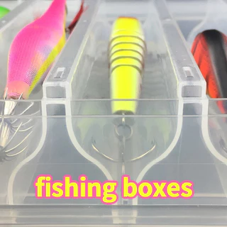 กล่องเก็บอุปกรณ์ตกปลา กล่องใส่เหยื่อตกปลา กล่องเก็บเยื่อปลอม 2ชั้น Fishing Tackle Box กล่องอเนกประสงค์ กล่องพลาสติก