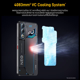 Nubia Neo 3 GT 5G (12+256GB) - ปุ่มL/R Shoulder Triggers l แบต6000mAh ชาร์จไว80W l จอ 6.8"120Hz