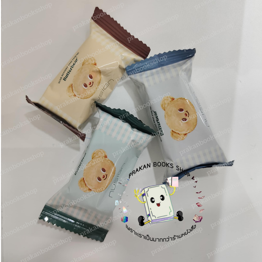 หมีเนย (พร้อมส่ง) ยางลบ ลายButter Bear ขนาด 50*20.5*15.5 มม. มี 4 แบบ จำนวน 1 ชิ้น #หมีเนย