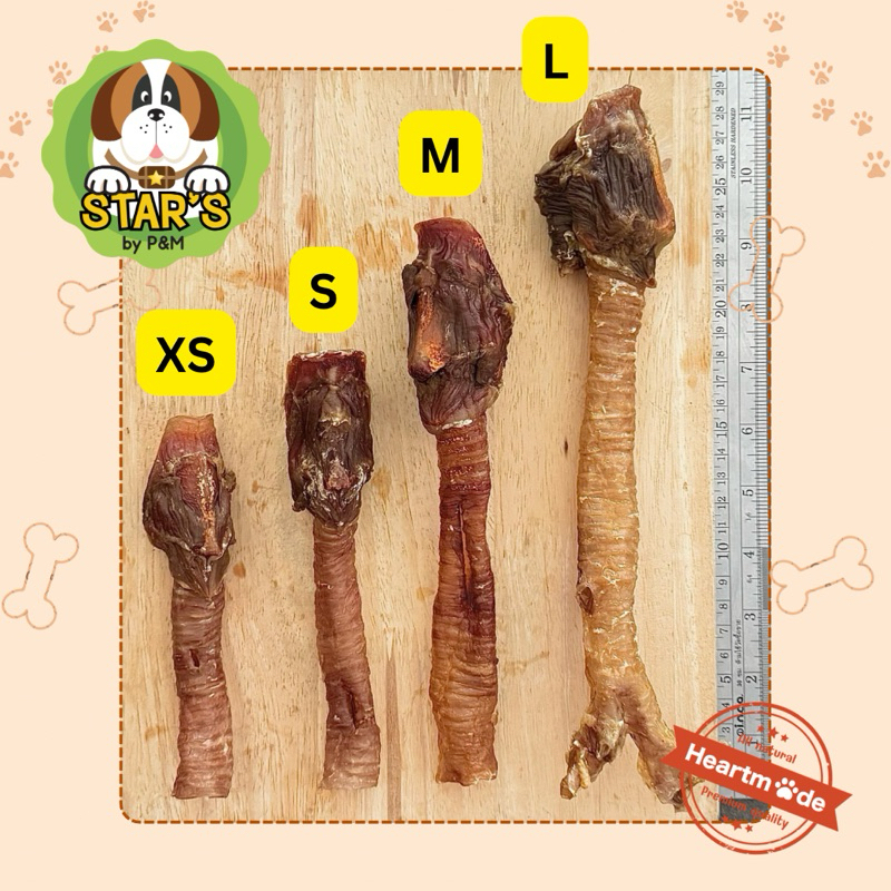 หลอดคอหมู+ขั้วปอด ขนมขัดฟันจากวัตถุดิบธรรมชาติ 100% (Pig trachea) *สินค้าชั่วคราวจำนวนจำกัด*