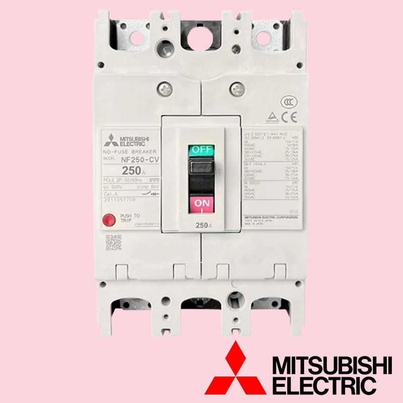 NF250CV 2P. 3P.เซอร์กิตเบรคเกอร์ 125A. 150A. 175A. 200A. 225A. 250A. ″MITSUBISHI″