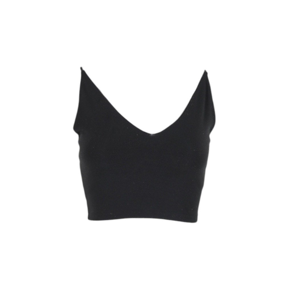 Still on Scene-สายเดี่ยวคอวี-สีดำA017-20