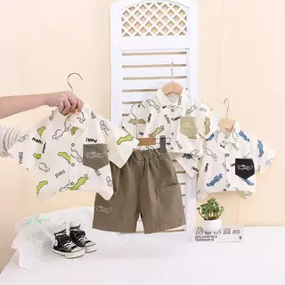 ชุดเด็กผู้ชาย1-4ขวบ แฟชั่นน่ารัก ใส่สบาย เหมาะสำหรับฤดูร้อน