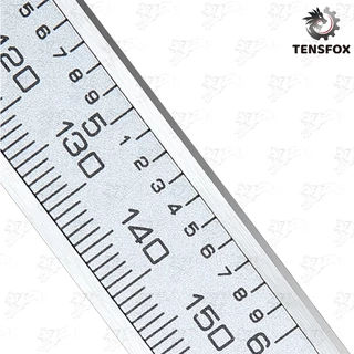 Tensfox เวอร์เนียร์ดิจิตอล เวอร์เนียคาลิปเปอร์ดิจิตอล ตัวเครื่องสแตนเลส 6นิ้ว เครื่องวัดขนาด คุณภาพดี พร้อมถ่าน(0-150mm)