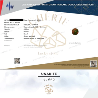 กำไลหิน ยูนาไคต์ UNAKITE - หินแท้ธรรมชาติ เสริมดวงเสี่ยงโชค เสี่ยงดวง หินถูกหวย | Cherie Lucky