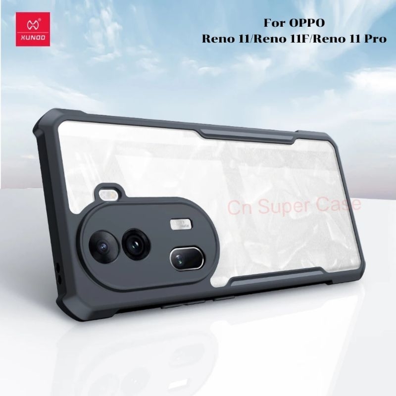 Xundd เคส Oppo Reno 11 5G/Reno 11 Pro 5G/Reno 11F 5G เคสกันกระแทก คลุมกล้อง ขอบยาง TPU