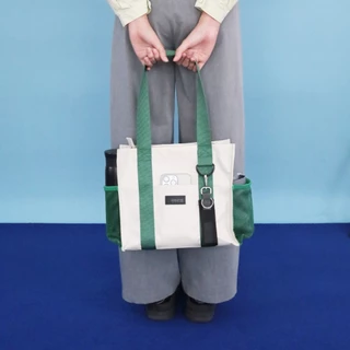 กระเป๋าผ้าใบ ทำงาน ใส่ tablet กันน้ำ สะพายไหล่ ขนาดเล็ก SHORT-LINE BAG KIDNAP ME