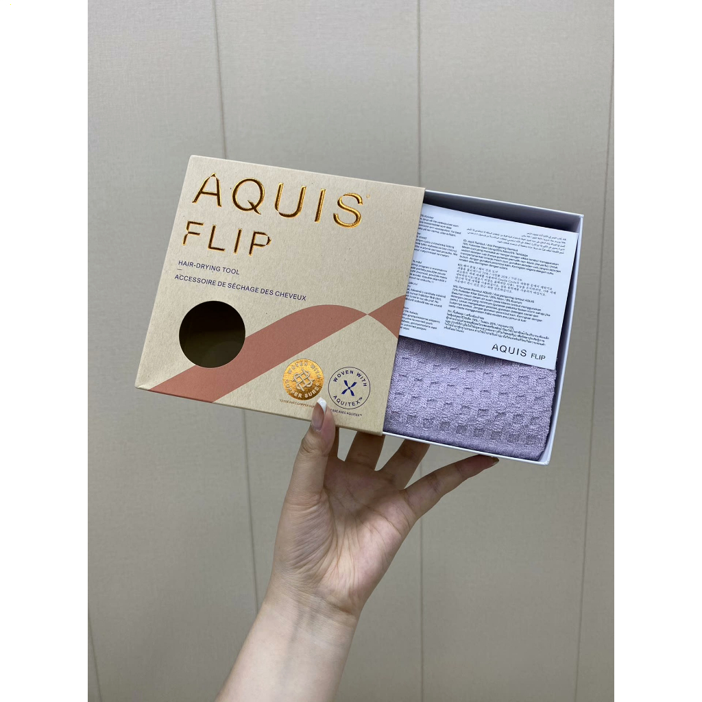 ผ้าคลุมผม AQUIS Rapid Dry Hair Turban หลายสี