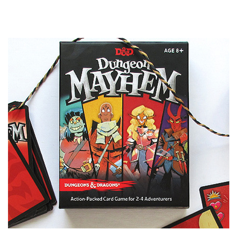 Dungeon Mayhem Card Board Game 2–4 Players, 120 Cards English version Cards Game for kids gifts