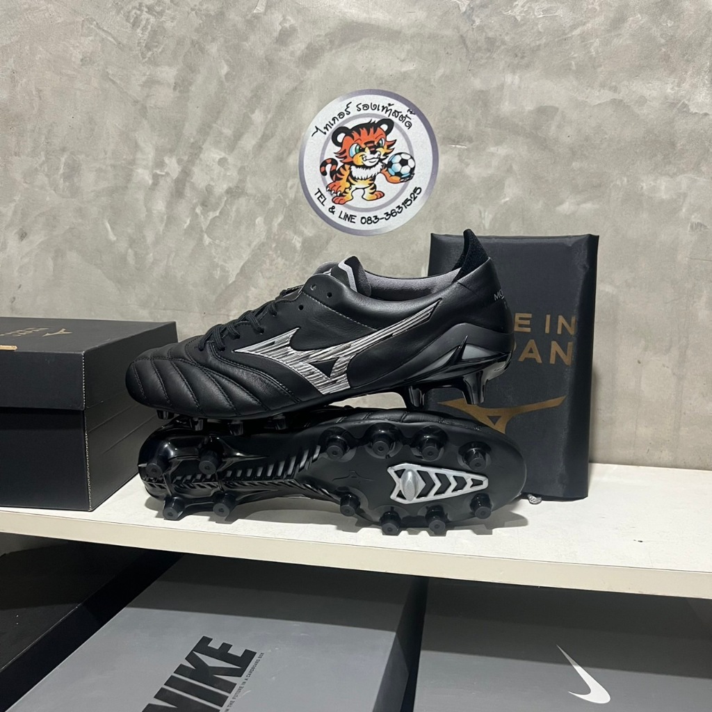 Mizuno Morelia Neo4 Japan The Unlimited Black Pack รองเท้าฟุตบอล ตัวท็อป ของแท้ มือ1 รหัส P1GA243003