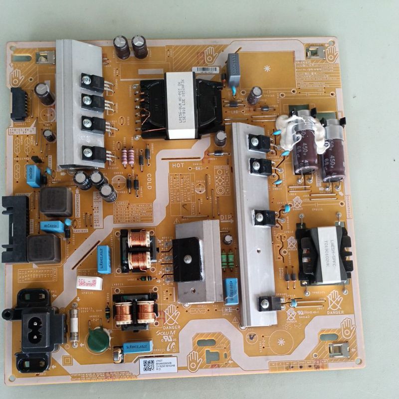 บอร์ดเพาเวอร์ซัพพลายทีวี samsung 55 นิ้วรุ่นUA55NU7100KXXT(แท้ถอด)