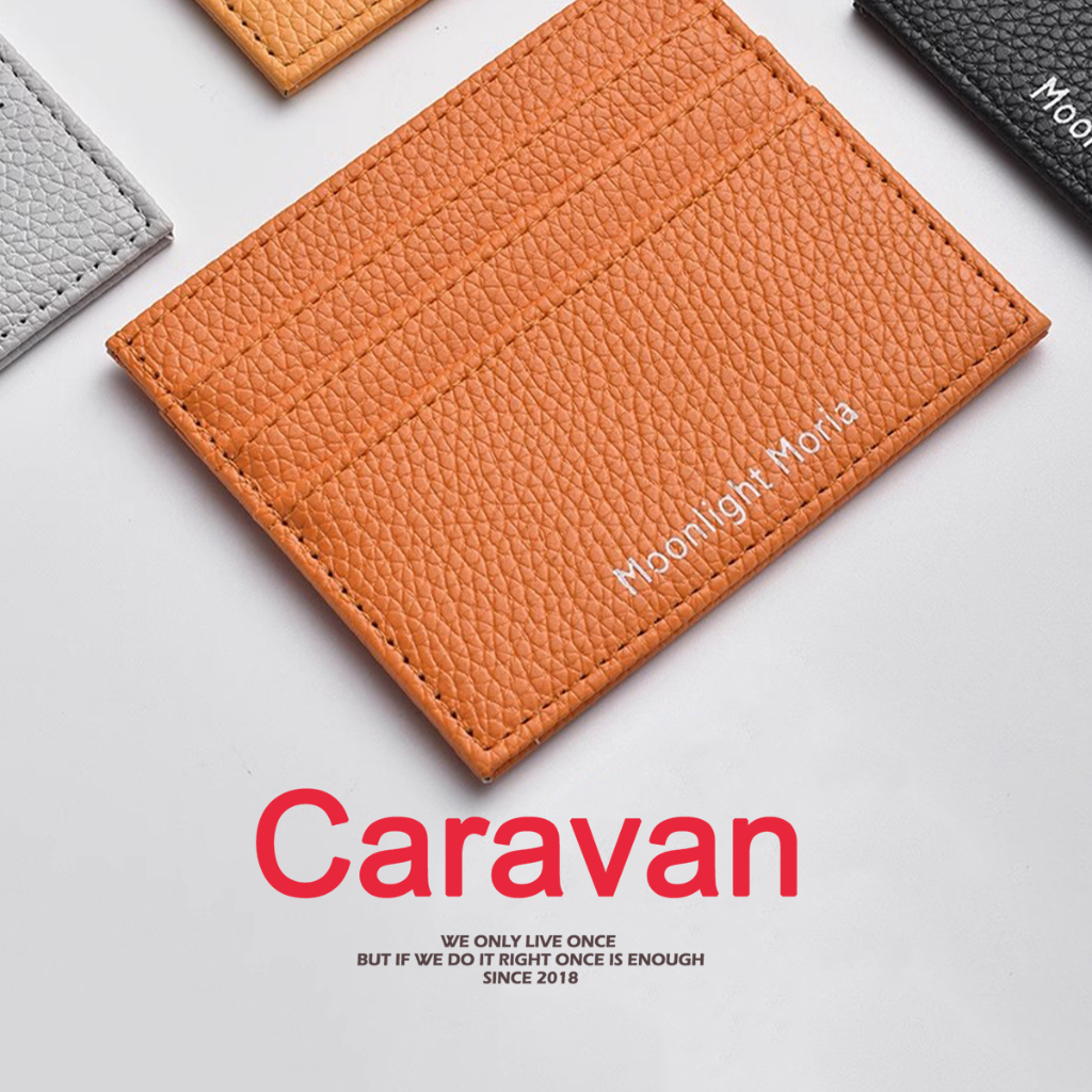 Caravan crew กระเป๋าใส่บัตร แบบบาง Multi-card หลากสี Card holder