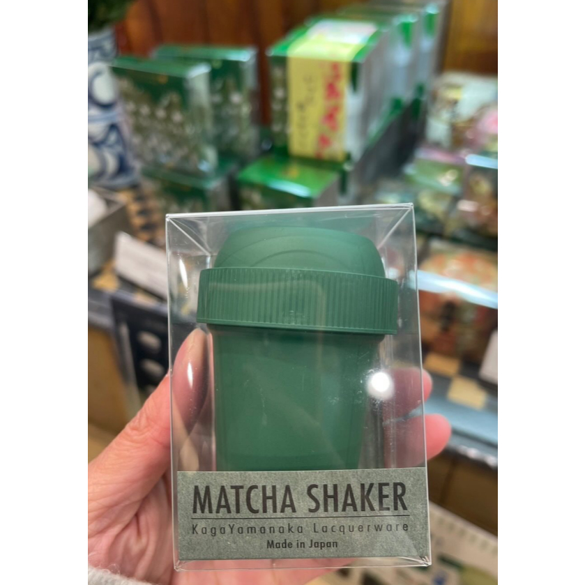 ‼️พร้อมส่งในไทย‼️ Kaga Yamanaka Lacquer Matcha Shaker Fukakusa Color ( สีเขียว ) แก้วเขย่ามัทฉะ 🇯🇵