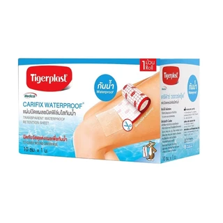 Tigerplast Carifix Waterproof พลาสเตอร์ ปิดแผล กันน้ำ ฟิมล์ใส 10ซม x 1เมตร #9291