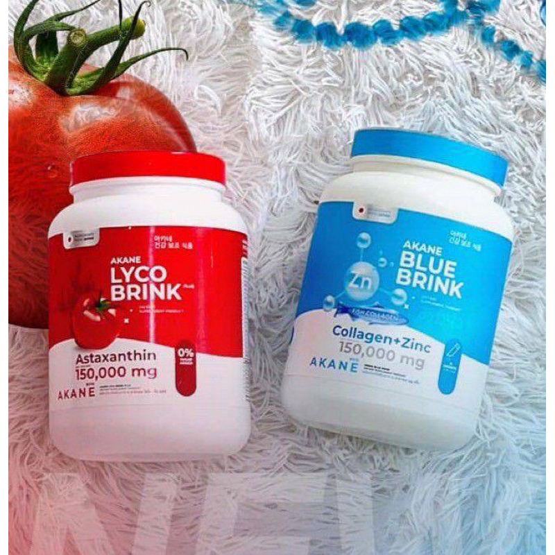 อากาเนะ น้ำชง มีให้เลือก 2สูตร Akane Lyco Brink Plus / Akane Blue Brink