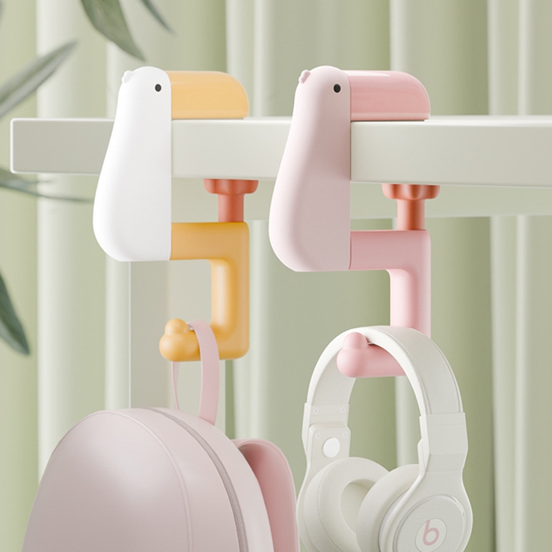 ตะขอแขวนกระเป๋า ลายแมว พกพาพับได้ สัตว์ Bag Hook ตะขอแขวนกับโต๊ะ ตะขออเนกประสงค์