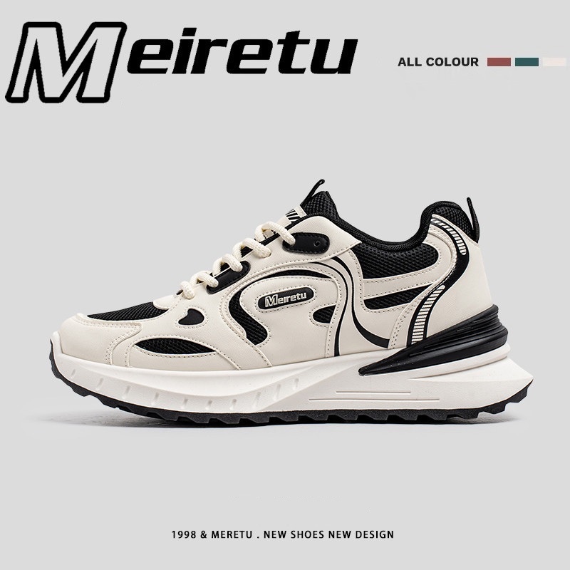 รองเท้ากีฬาเนื้อผ้า mesh รองเท้าวิ่งสไตล์แคชวลสำหรับผู้ชาย MEIRETU– เบาสบาย ทันสมัย MRT1053