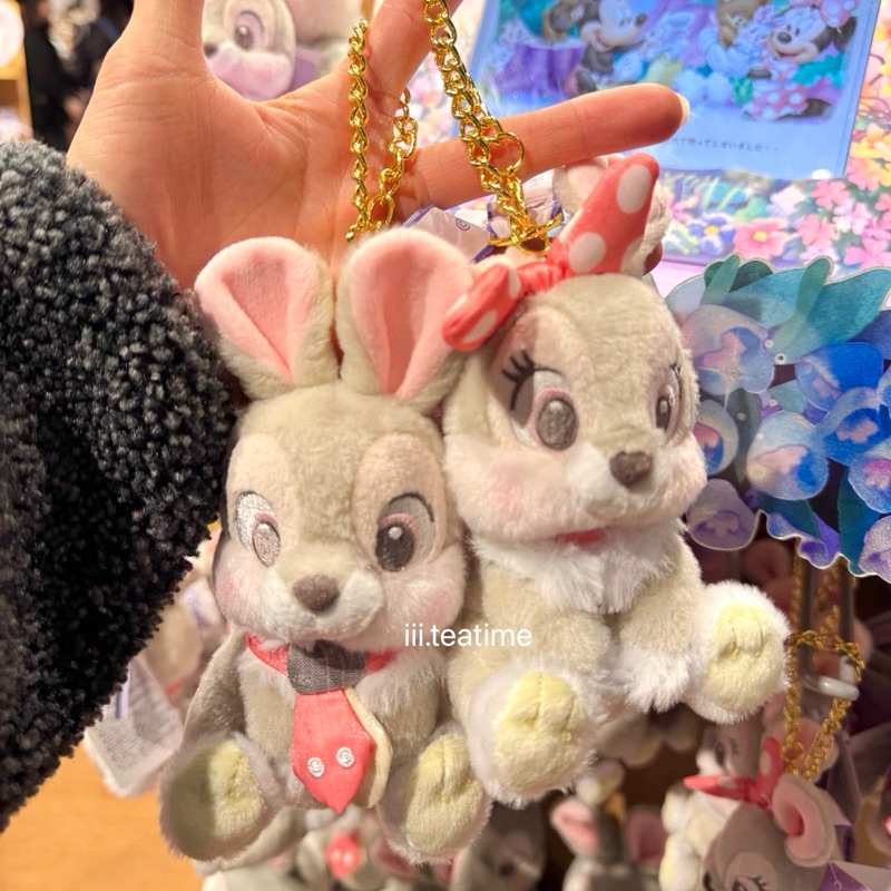 ꒰พร้อมส่งในไทย✨꒱ สินค้า Disney Store ของแท้จากญี่ปุ่น 🇯🇵 พวงกุญแจ Chip & Dale พวงกุญแจ Disney