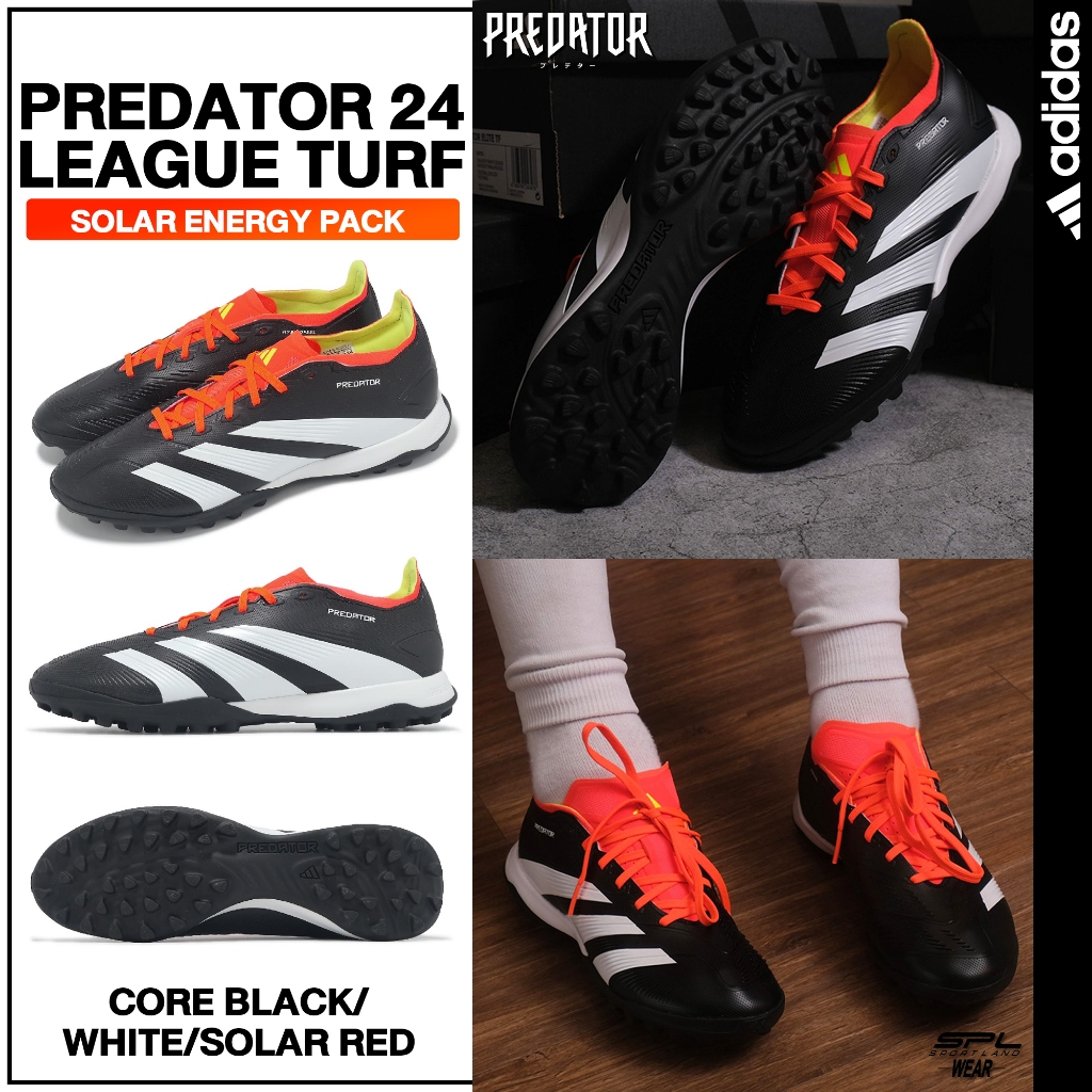 Adidas อาดิดาส รองเท้าฟุตบอล ร้อยปุ่ม FB Predator 24 League Low Turf IG7723 (3000)