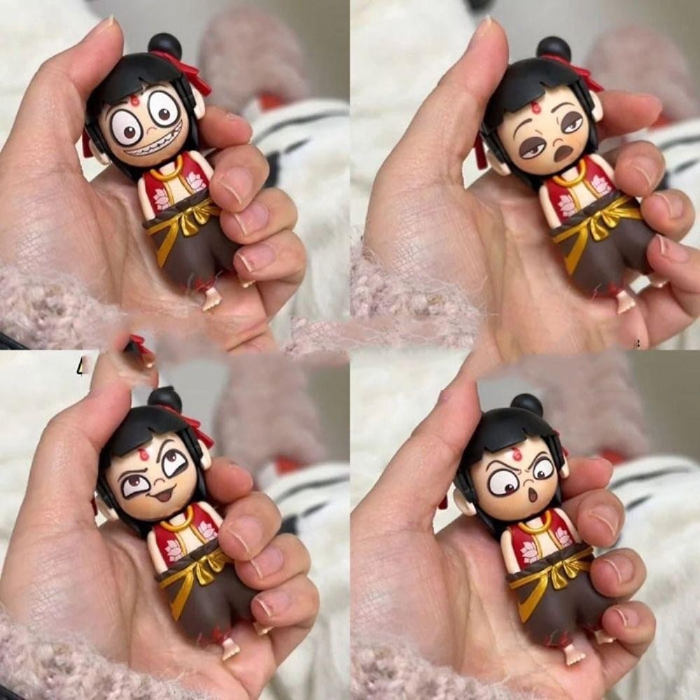 NeZha2 ตุ๊กตาเปลี่ยนหน้า งานฝีมือ DIY 4 Facial ตุ๊กตาสไตล์จีน - รูปที่ 2