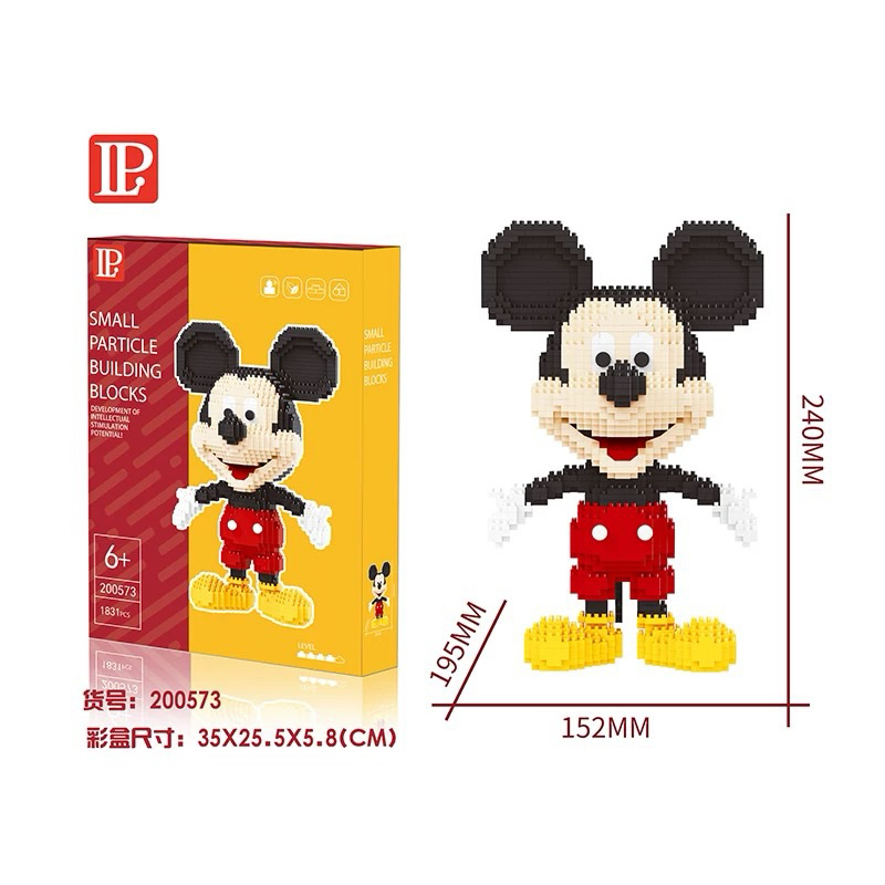 พร้อมส่ง🇹🇭 Blocks Mickey Mouse Minney IP ตัวต่อ มิกกี้ เมาส์ ตัวต่อ มินนี่ นาโนบล็อค Blinding Blocks