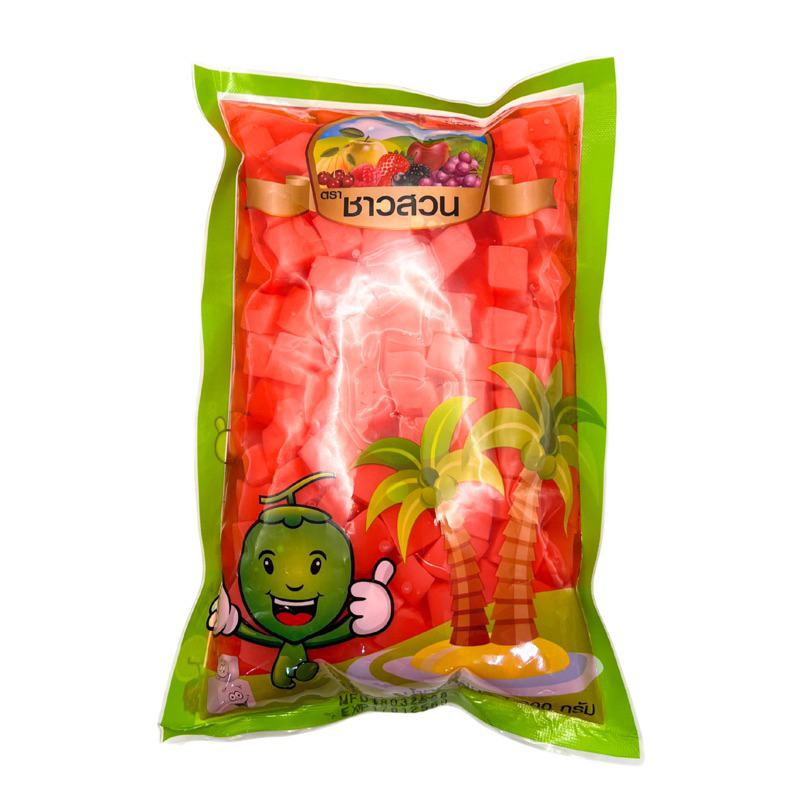 วุ้นเต๋ามะพร้าว กลิ่นสละ ตราชาวสวน 1000g