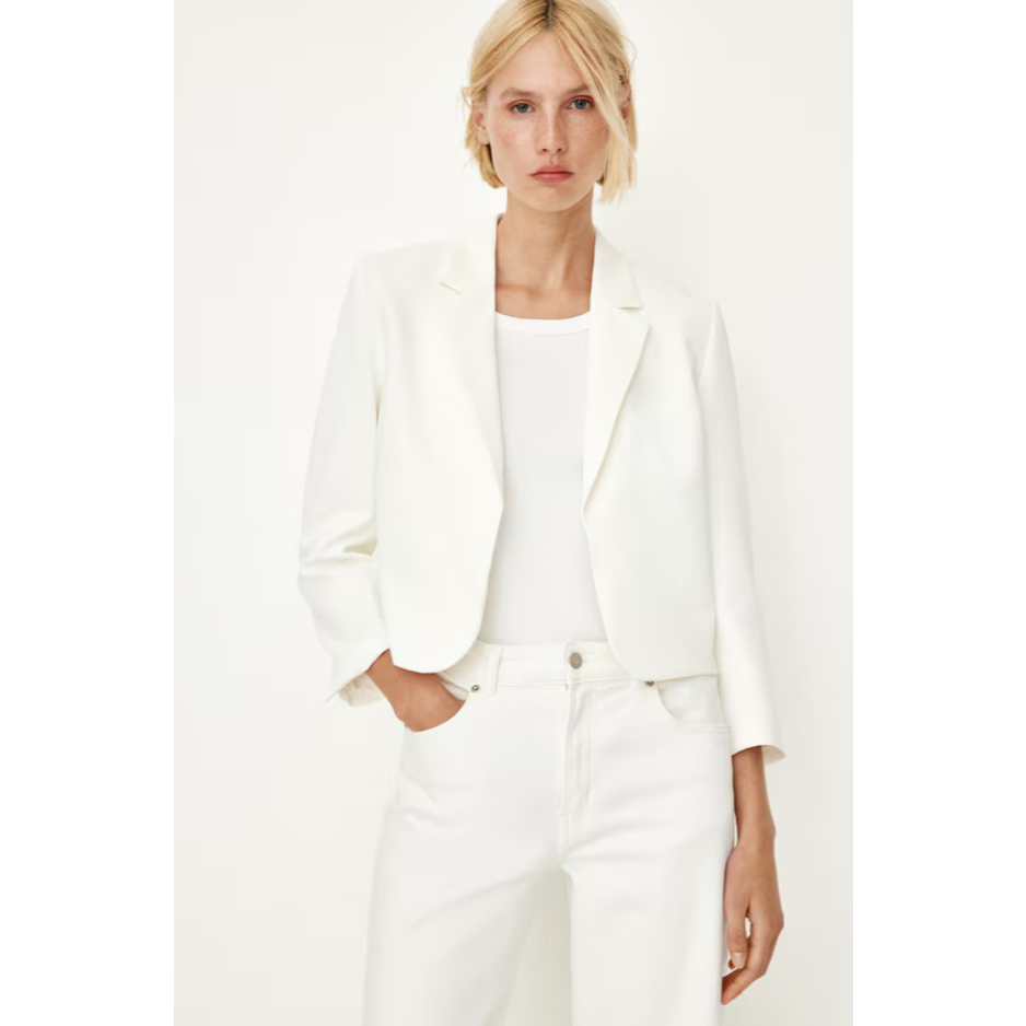 H&M(เอชแอนด์เอ็ม) เสื้อเบลเซอร์แขนผ่า Women Slit-cuff blazer 1217393_4