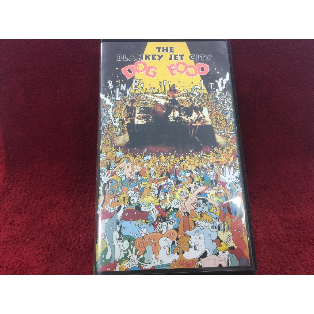 VHS VDO เพลงสากล BLANKEY JET CITY DOG FOOD สภาพตามรูปปก ZD9-90