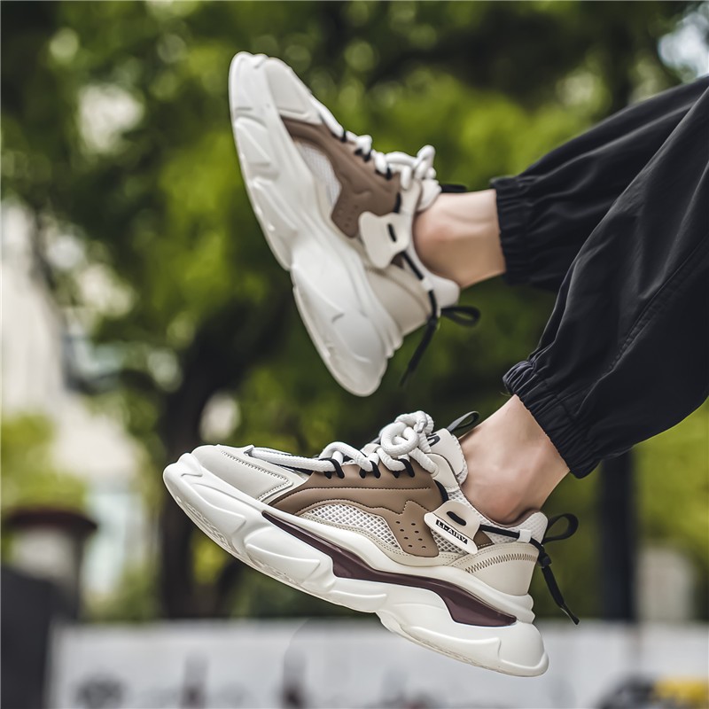 【Venous】2025 New รองเท้าผู้ชายแฟชั่นเกาหลี รองเท้าผ้าใบผู้ชายแบบเป็นกันเอง รองเท้าผ้าใบกีฬาสำหรับผู้ชาย
