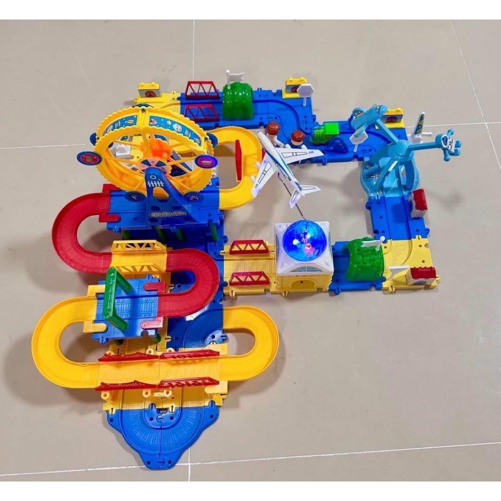 ชุดรถรางสำรวจสวนสนุก ชิงช้าสวรรค์ Explorer Fantasy Playland