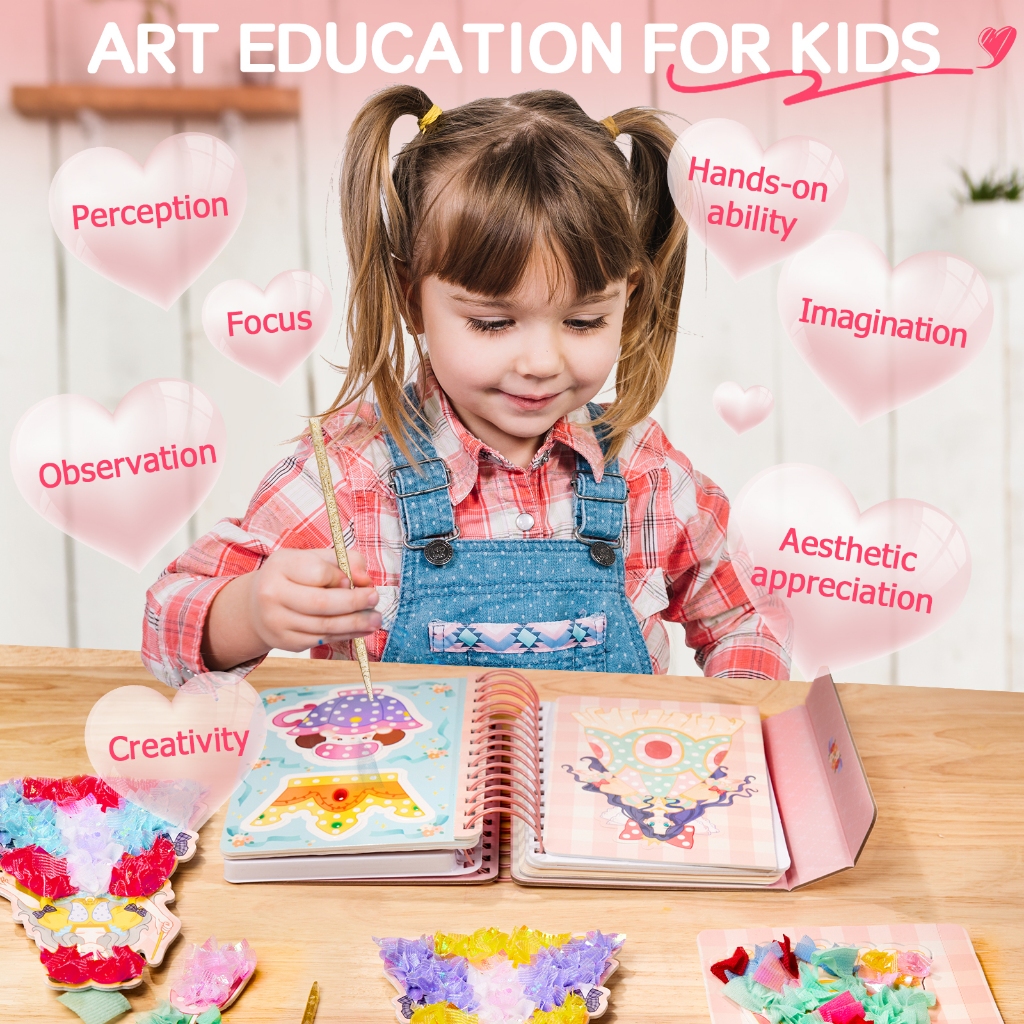 Jarmelo (Joan Miro) เซตสมุดกิจกรรมแบบพกพา Fashion Design Drawing Book - Fairy Princesses - รูปที่ 6