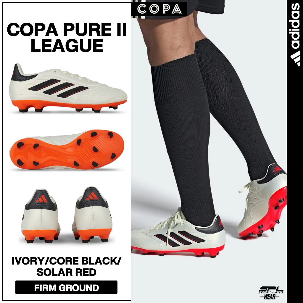 Adidas อาดิดาส รองเท้าฟุตบอล รองเท้าสตั๊ด FB Copa Pure 2 League Firm Ground IF5448 (3000)