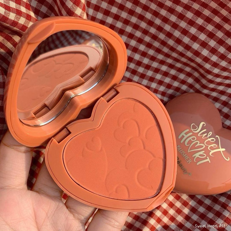 [1แถม1] บลัชออน &​ อายแชโดว์​ Sasimi​ Blusher​ บลัชหัวใจ สายฝอ. เนื้อแมท ทาตาได้ ปัดแก้มได้ คุ้มสุด! สีสวย ติดทน กันน้ำ