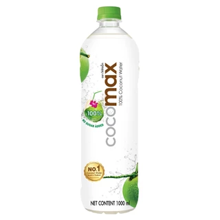 [จำกัด 2 ลัง/คำสั่งซื้อ (รวมทุกรายการ) ] Cocomax โคโค่แม็กน้ำมะพร้าวแท้ 100% 1000 มล. (P12) ยกลัง