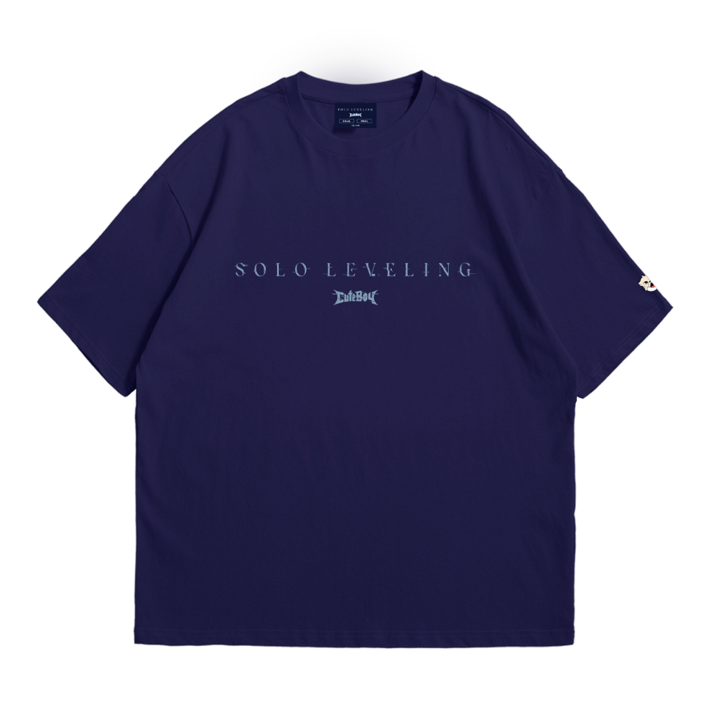 CuteBoy | Solo Leveling | JINWOO T-Shirt [Navy] เสื้อยืด แขนสั้น