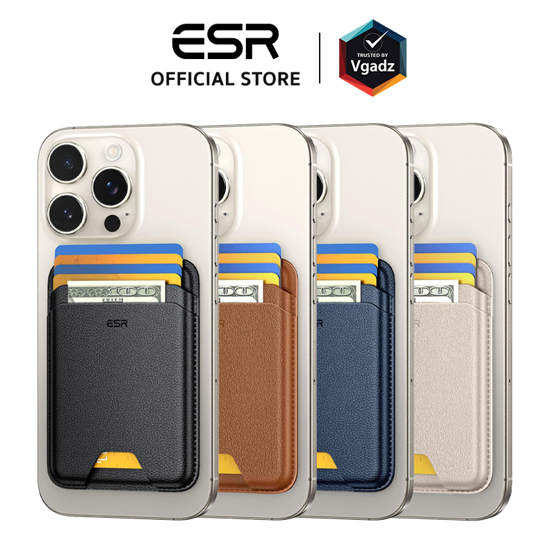 ESR - ที่เก็บบัตรติดหลังมือถือ รุ่น Magnetic Wallet Boost (HaloLock)