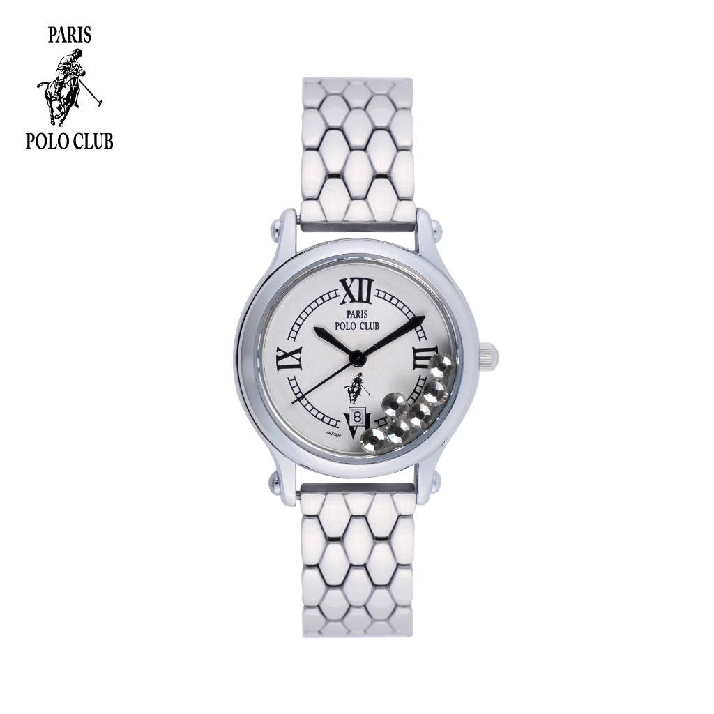 PARIS POLO CLUB รุ่น PPC-DC38 นาฬิกาผู้หญิง นาฬิกา Paris Polo สวยหรูของแท้