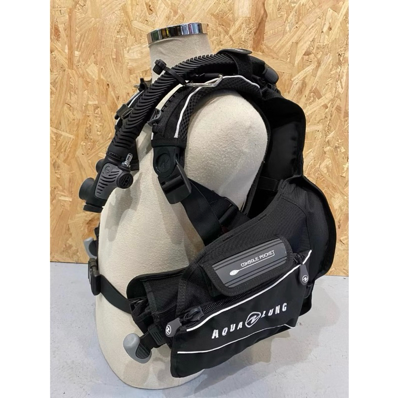 USED AQUALUNG OMNI Black SIZE S SM BCD with BPI
