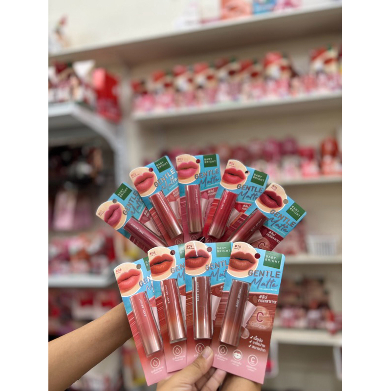 เบบี้ไบรท์ เจนเทิล แมทท์ คอลลาเจน ลิปสติก ลิปคอลลาเจน เนื้อแมตท์ baby bright gentle matte collagen l